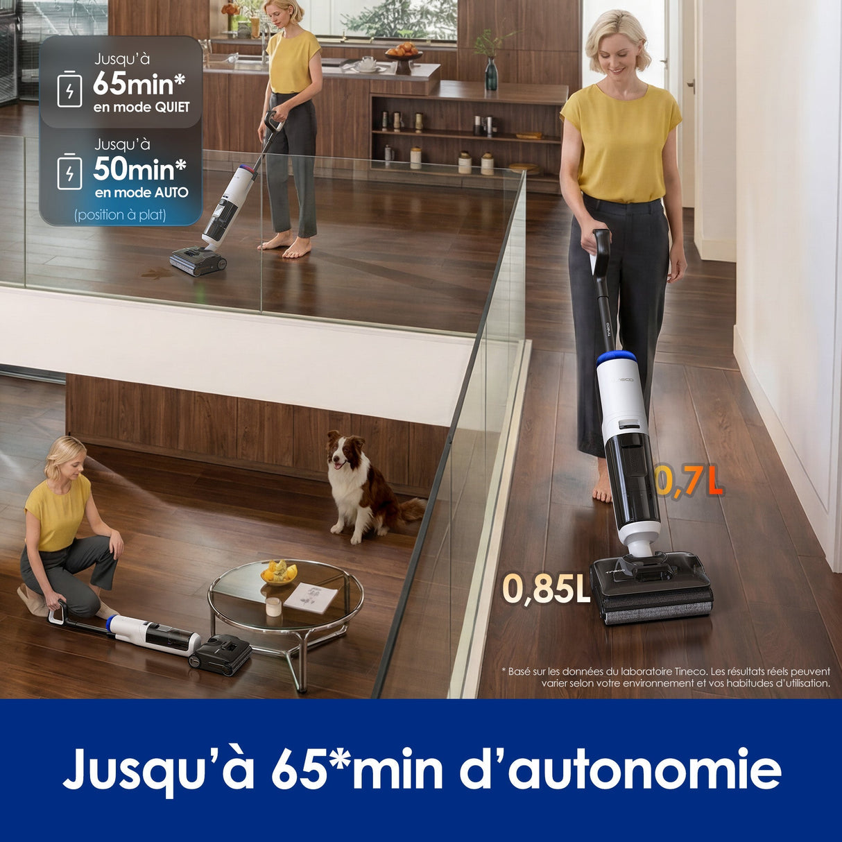 Tineco FLOOR ONE S7 Stretch Turbo Wet Dry Vacuum Cleaner