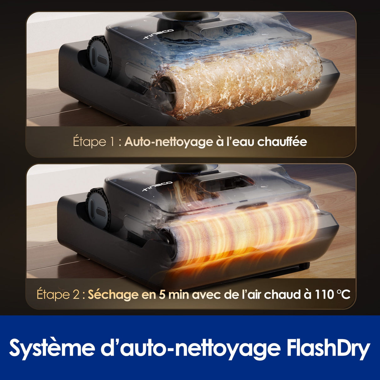 Tineco FLOOR ONE S7 Stretch Turbo Wet Dry Vacuum Cleaner