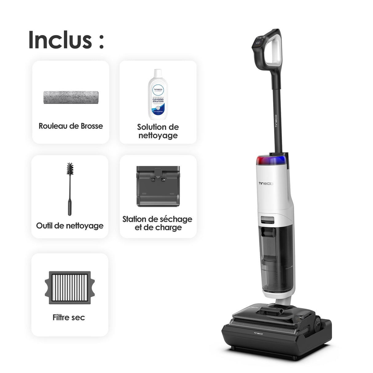 Tineco FLOOR ONE S7 Stretch Turbo Wet Dry Vacuum Cleaner