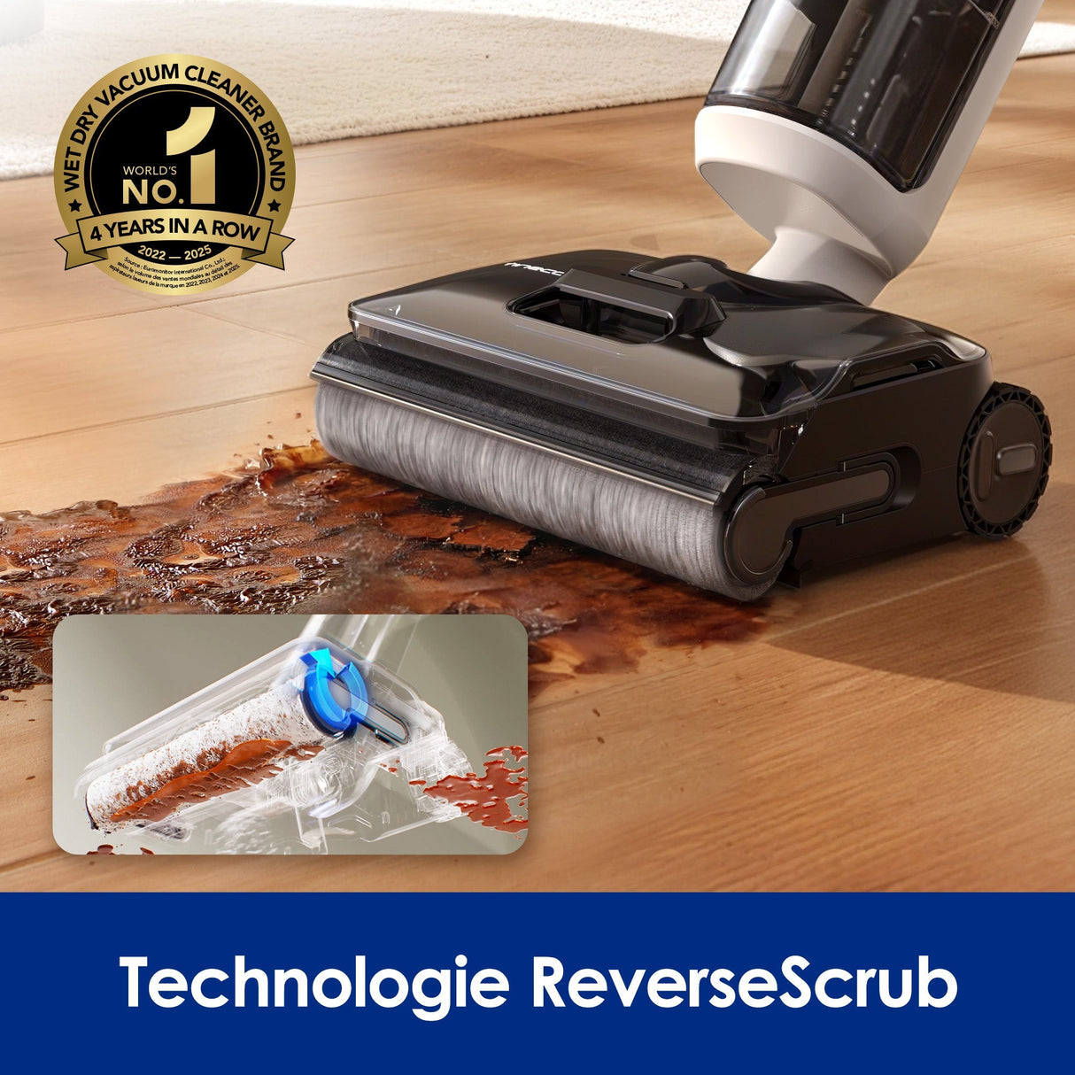 Tineco FLOOR ONE S7 Stretch Turbo Wet Dry Vacuum Cleaner