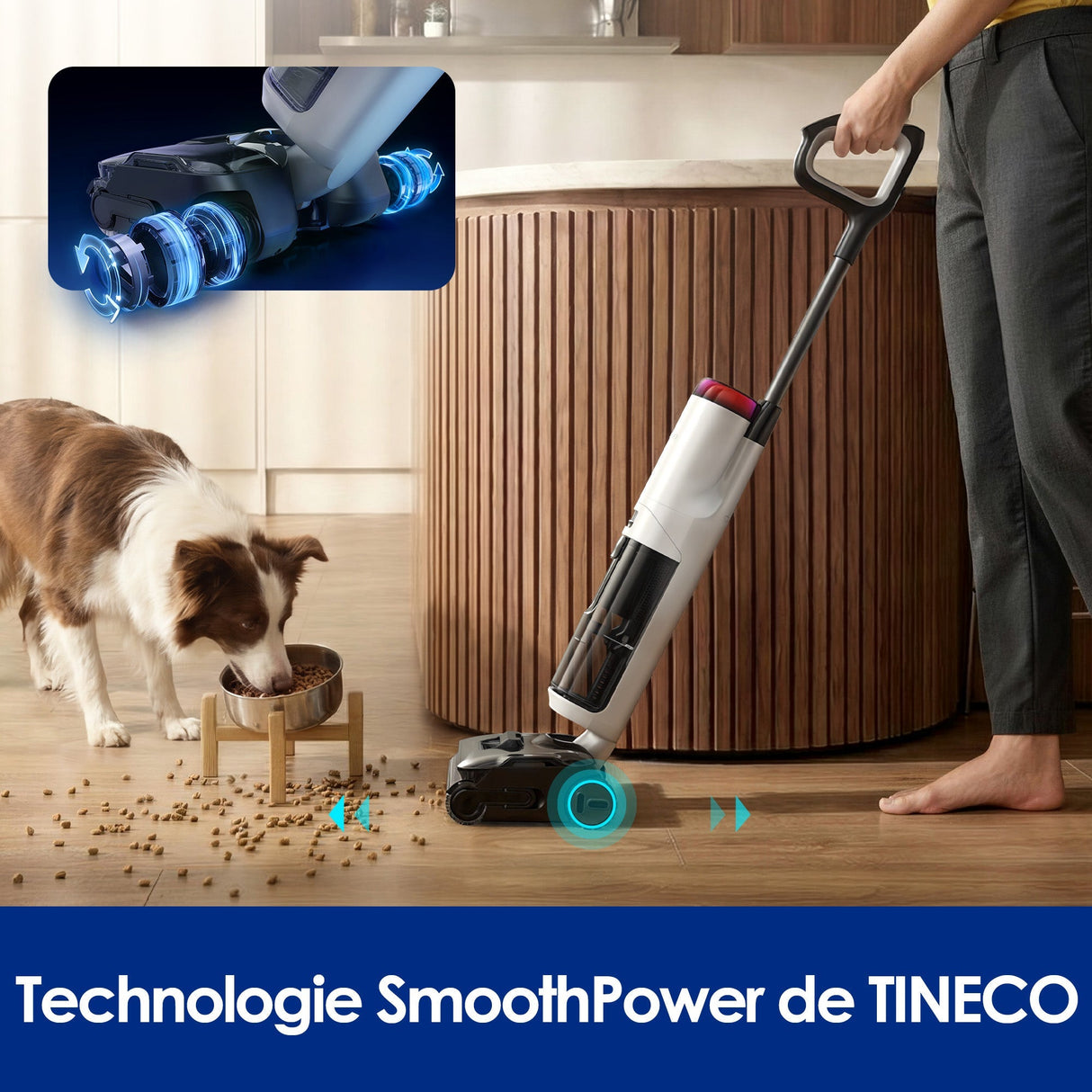 Tineco FLOOR ONE S7 Stretch Turbo Wet Dry Vacuum Cleaner