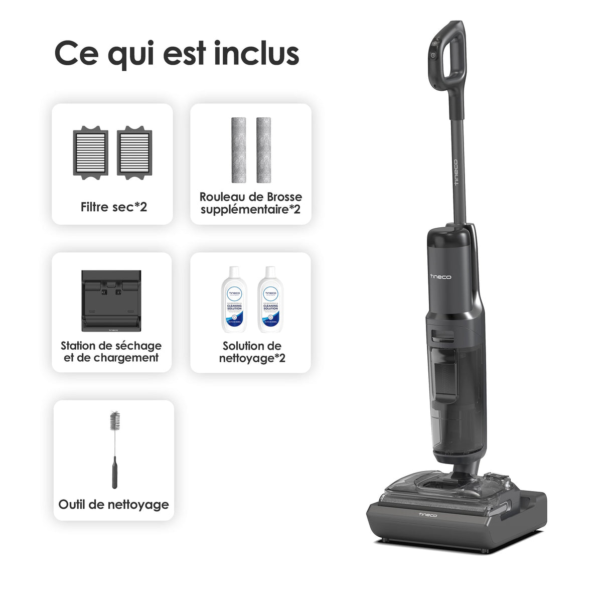 Tineco Floor ONE S7 Stretch Ultra Cordless Wet and Dry Vacuum Cleaner