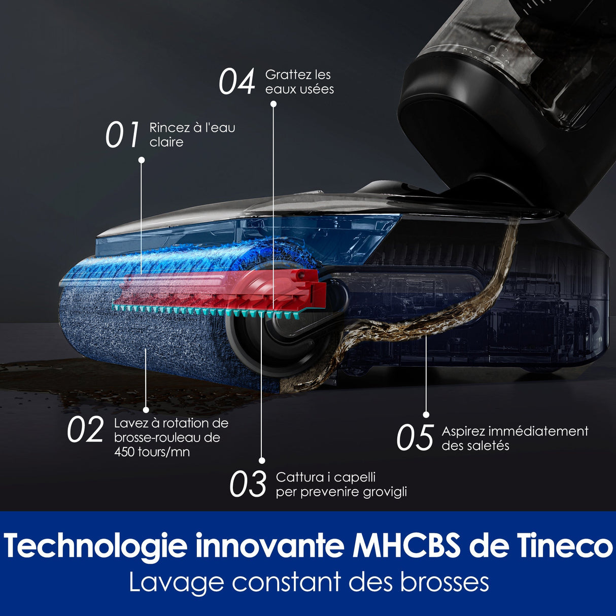 Tineco Floor ONE S7 Stretch Ultra Cordless Wet and Dry Vacuum Cleaner