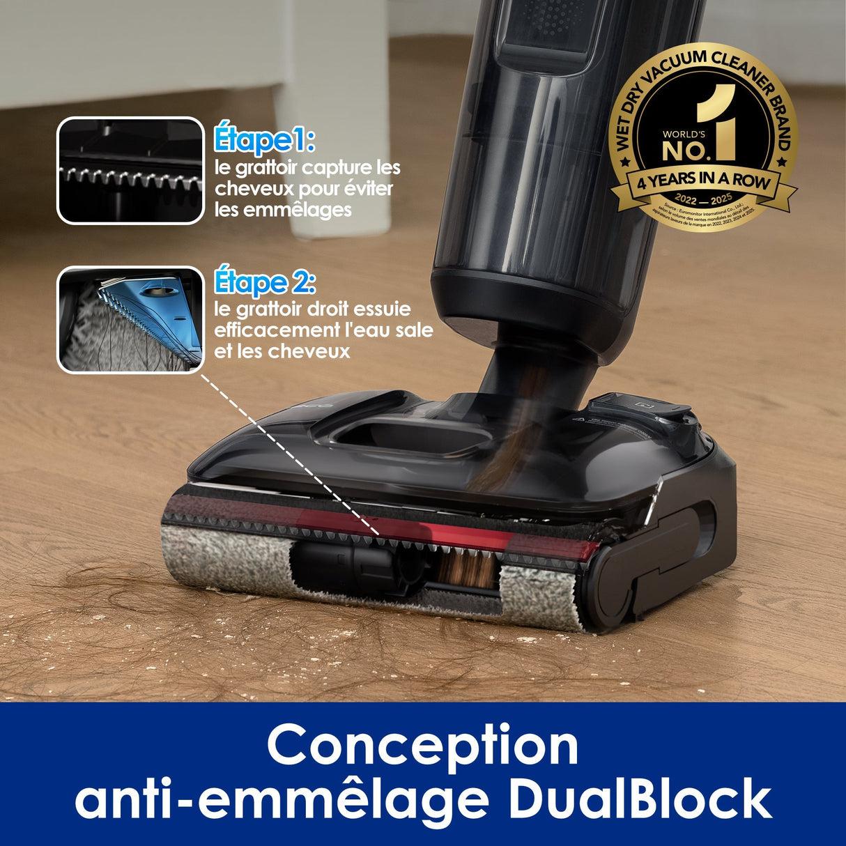 Tineco Floor ONE S7 Stretch Ultra Cordless Wet and Dry Vacuum Cleaner