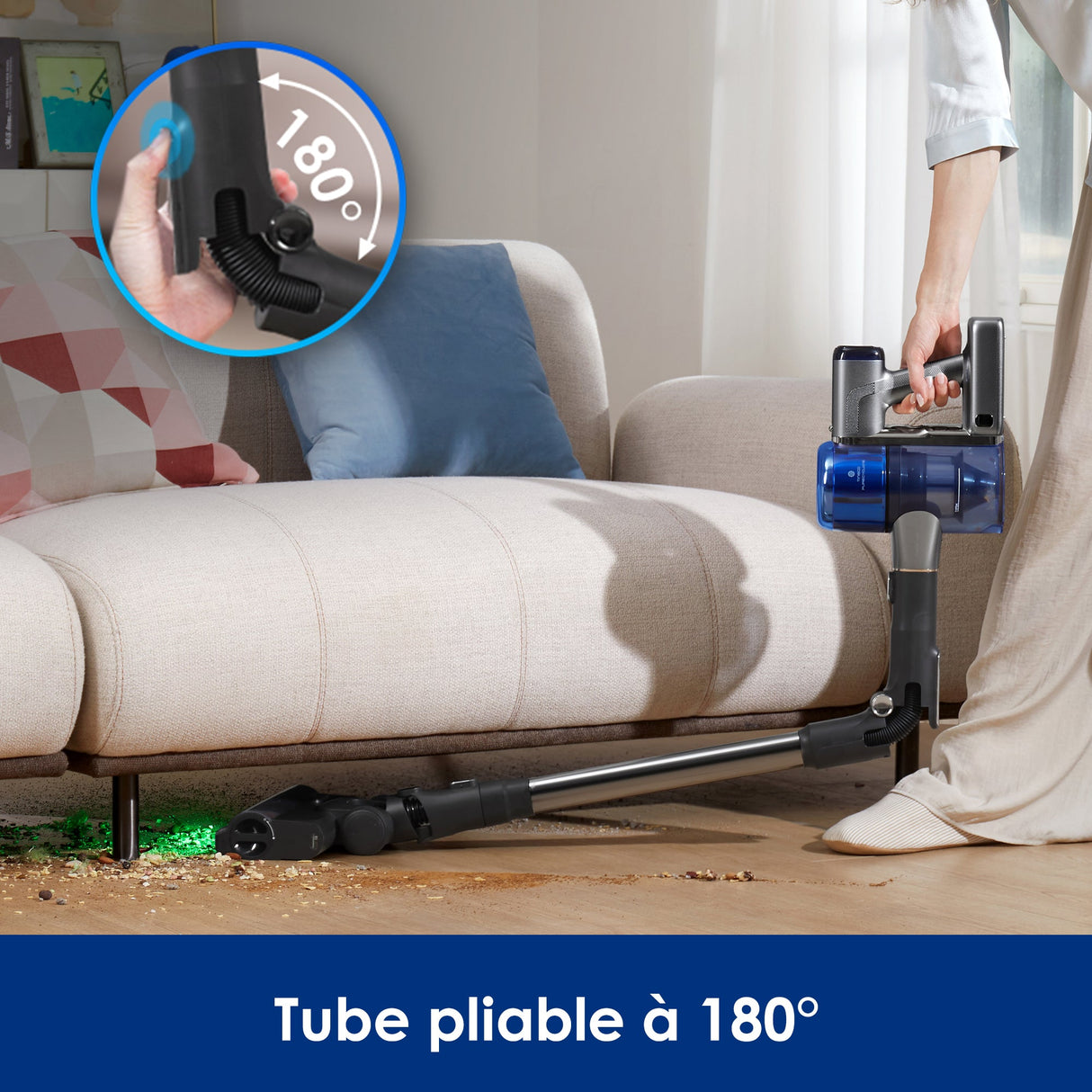 Tineco Pure One S70 Aspirateur Balai sans Fil (Gris)
