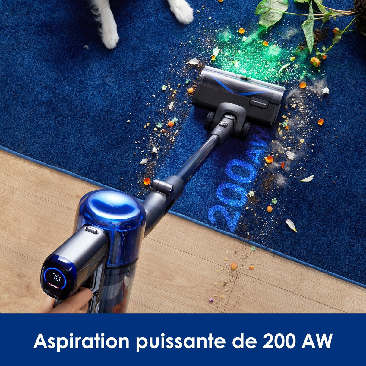 Tineco Pure One S70 Aspirateur Balai sans Fil (Gris)