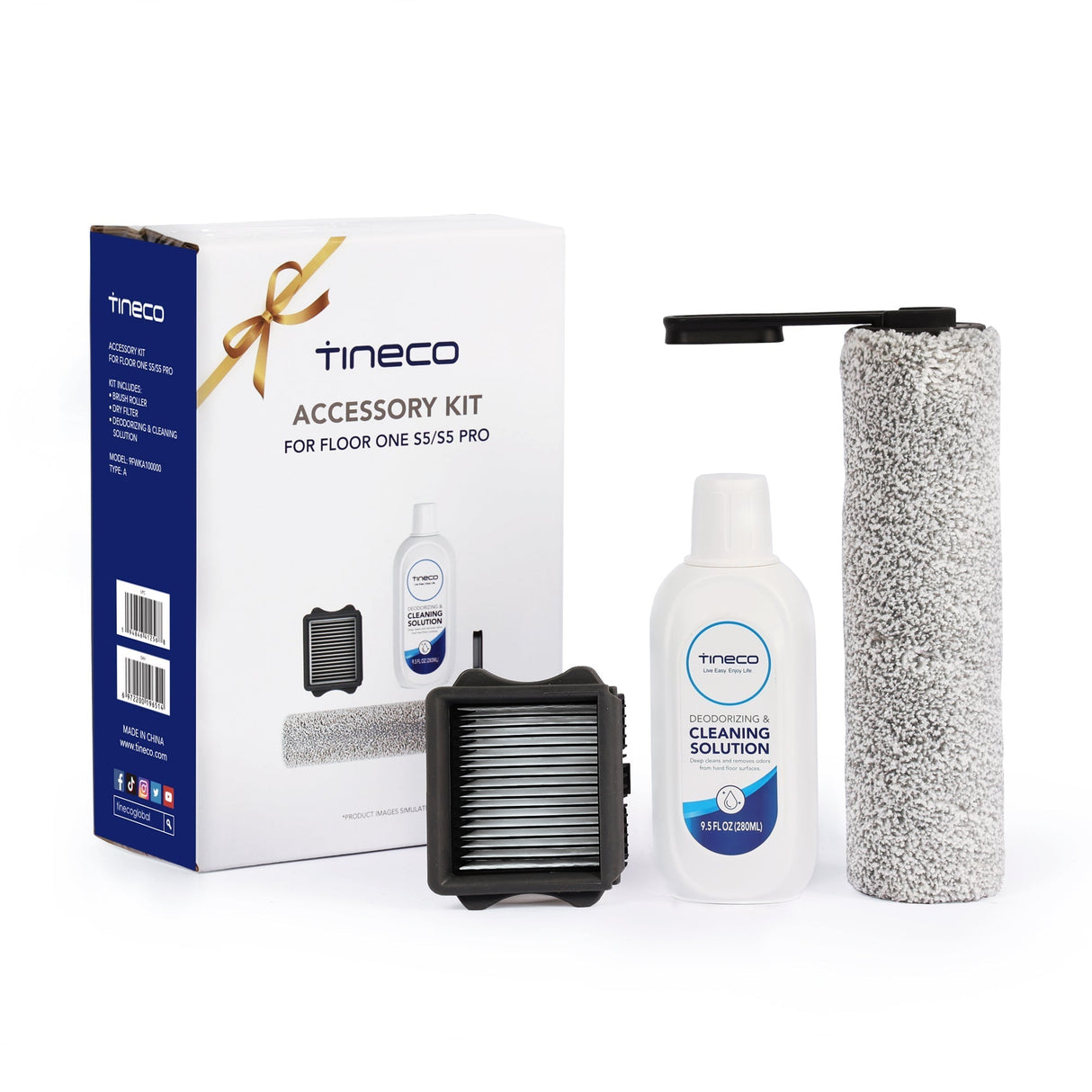 Kit d'accessoires pour Aspirateur Sec/Humide intelligent FLOOR ONE S5/S5 PRO