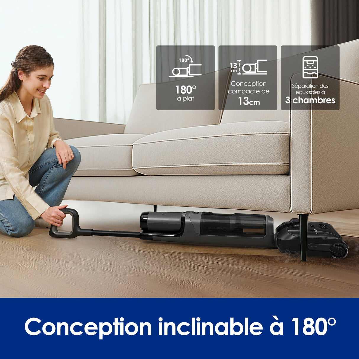 Tineco FLOOR ONE i6 Stretch Wet and Dry Vacuum Cleaner