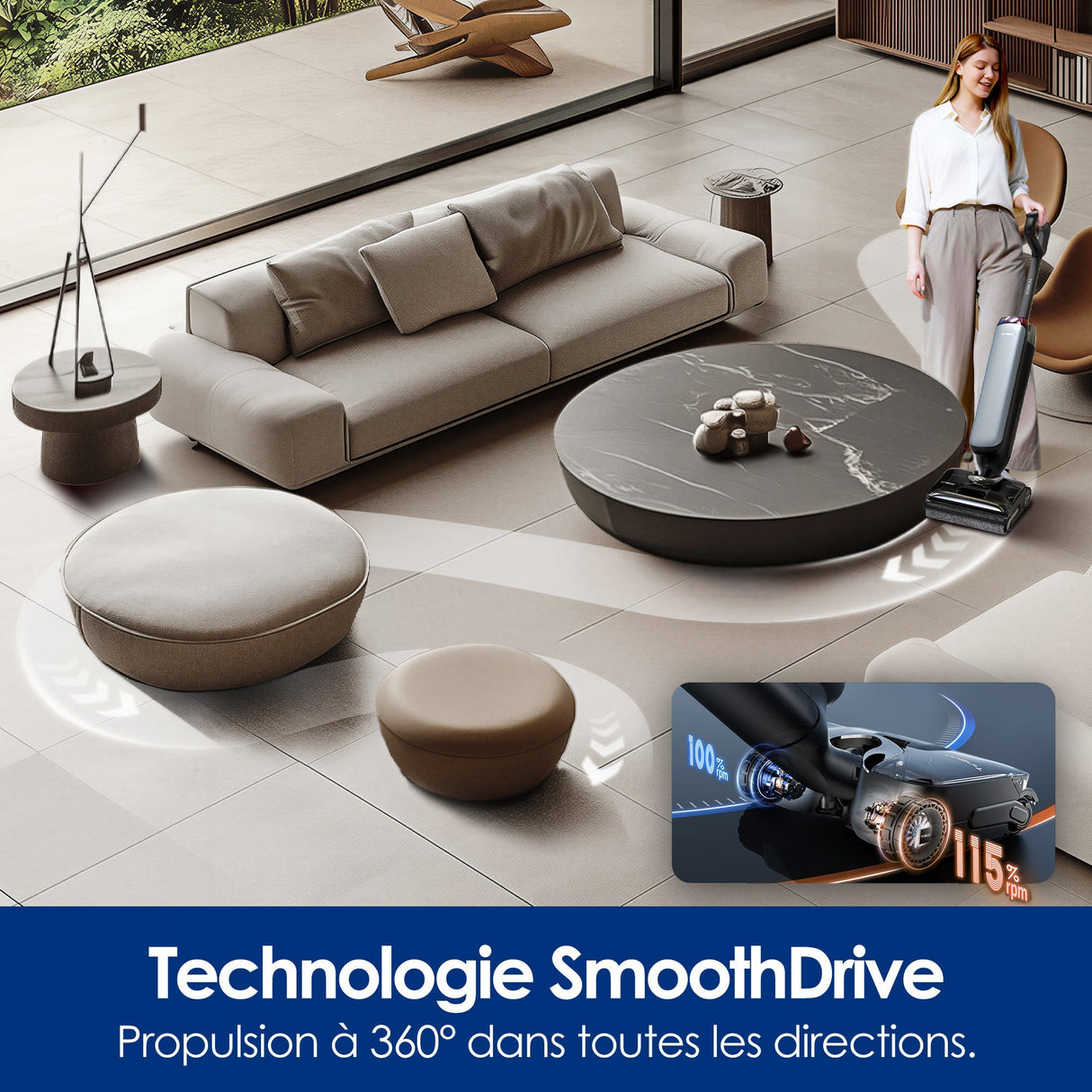 Tineco Floor One S9 Artist Steam Pro Wet/Dry Vacuum Cleaner